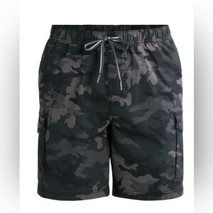 George Men's Black Camo Board Shorts